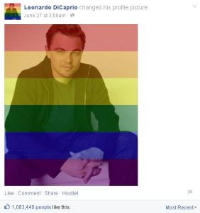 Радужный аватар на facebook
