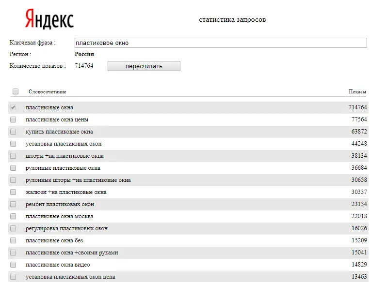 Сбор всех вложенных запросов в высокочастотные маски